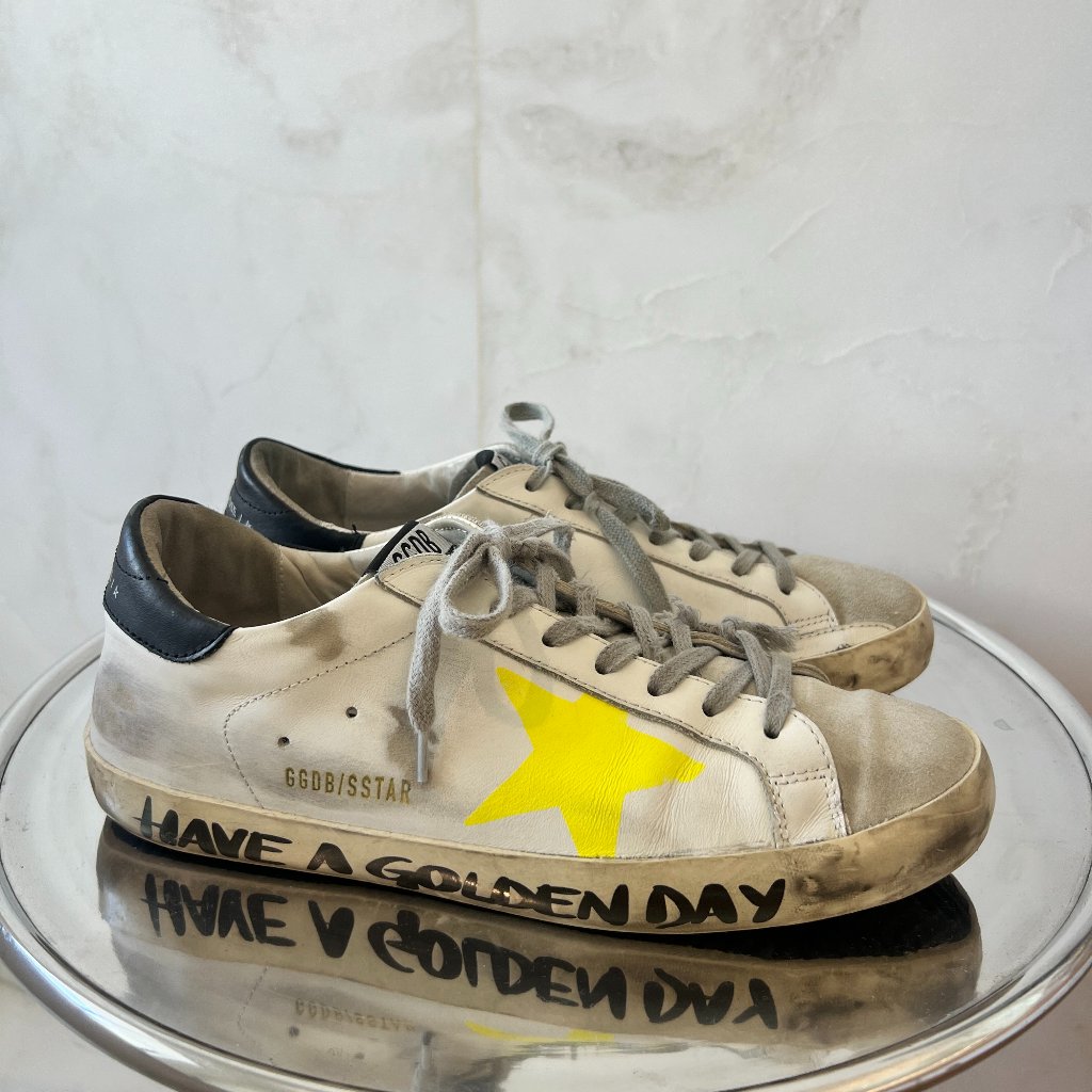 Golden Goose - Distressed Superstar Sneakers